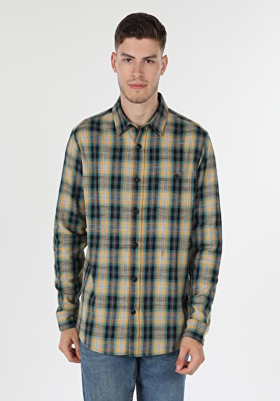 Image de Chemise À Manches Longues Multicolou Regular Fit   Homme