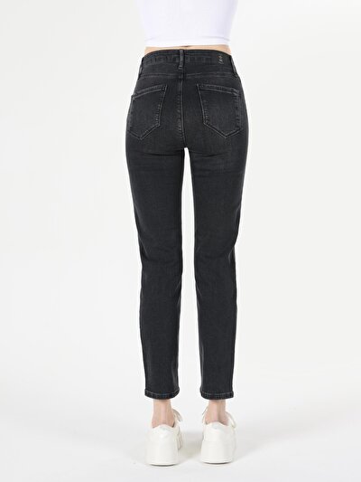 Image de 703 Carla Pantalon Noir   En  Slim Fit Femme