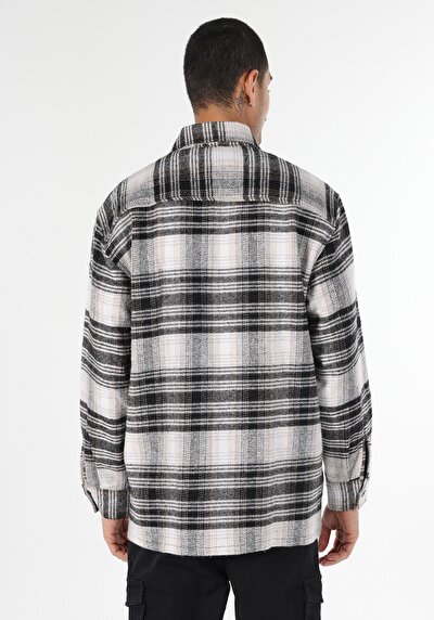 Image de Chemise À Manches Longues Gris Comfort Fit   Homme