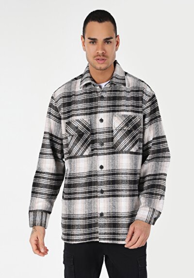 Image de Chemise À Manches Longues Gris Comfort Fit   Homme