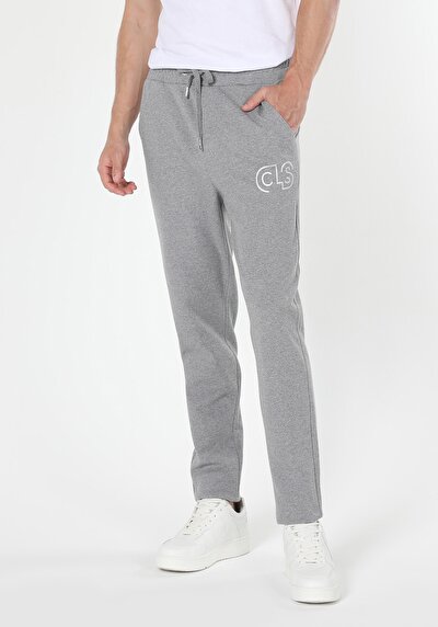 Image de Pantalon De Survêtement Gris Slim Fit Homme