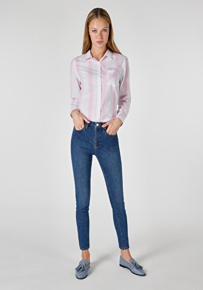 Image de 759 Lara Pantalon Denim Skinny Leg En Super Slim Fit Femme