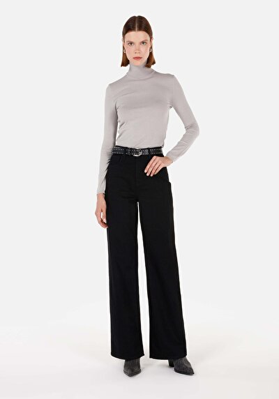 Image de Pull Gris Slim Fit Manches Longues  Femme
