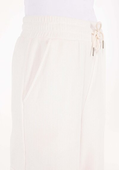 Afficher les détails de Pantalon De Survêtement Ecru Regular Fit Femme