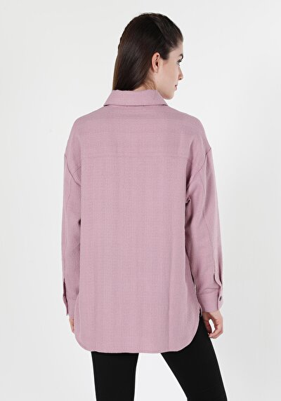 Image de Chemise À Manches Longues Rose    Femme
