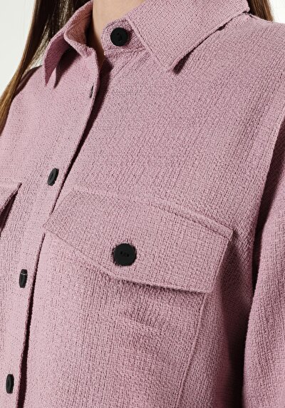 Image de Chemise À Manches Longues Rose    Femme