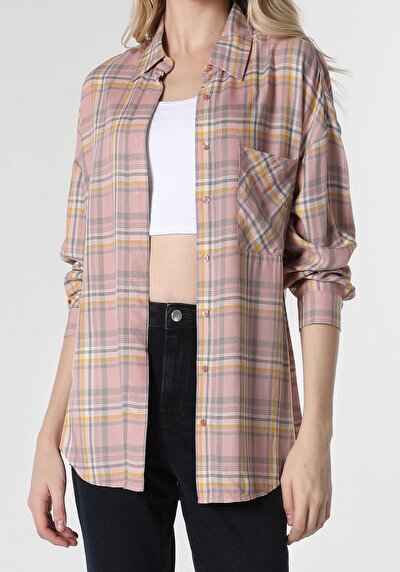 Image de Chemise À Manches Longues Rose    Femme
