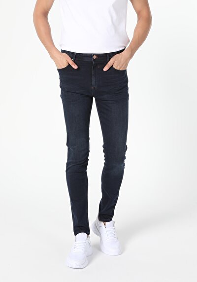 Image de 035 Ryan Pantalon Bleu Slim Leg En Skinny Fit Homme