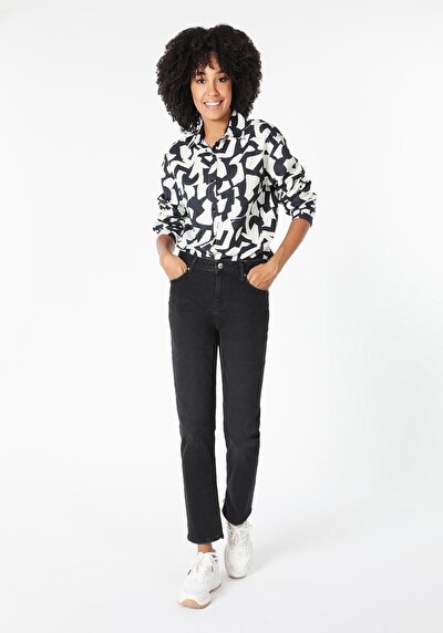 Image de Chemise À Manches Longues Noir Femme