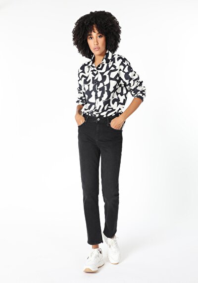 Image de Chemise À Manches Longues Noir Femme