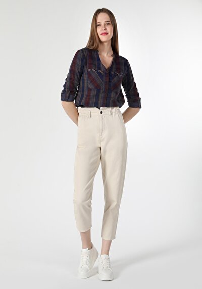 Afficher les détails de Chemise À Manches Longues Marine    Femme