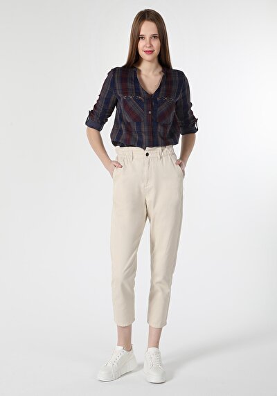 Afficher les détails de Chemise À Manches Longues Marine    Femme