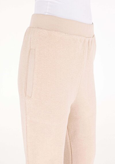 Image de Pantalon De Survêtement Beige Regular Fit Femme