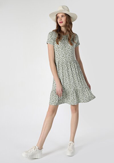 Image de Robe Vert Regular Fit Femme