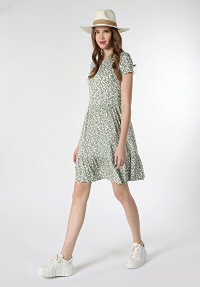Image de Robe Vert Regular Fit Femme