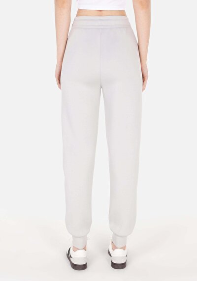 Afficher les détails de Pantalon De Survêtement Gris Regular Fit Femme