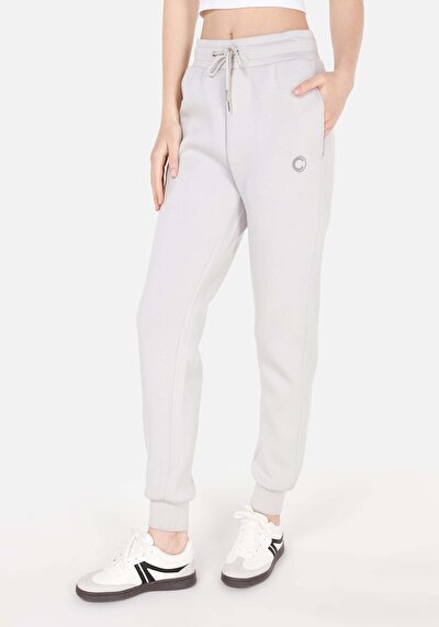 Afficher les détails de Pantalon De Survêtement Gris Regular Fit Femme