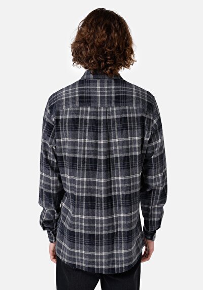 Image de Chemise À Manches Longues Anthracite    Homme