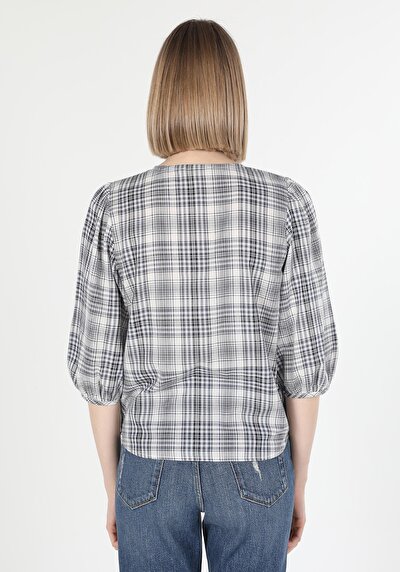 Image de Chemise À Manches Longues Marine Femme
