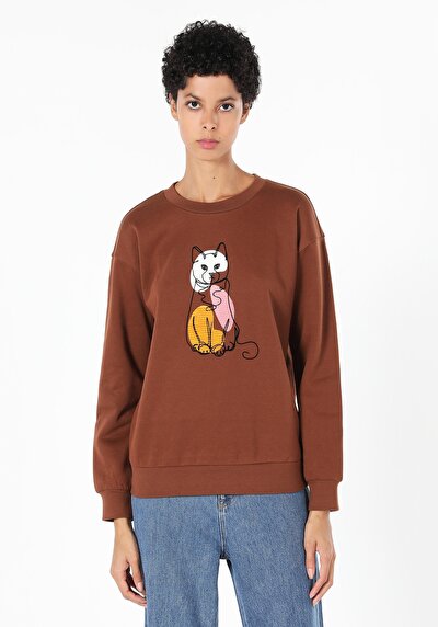 Image de Pull-over Marron Regular Fit  Femme