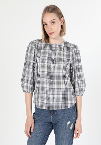 Afficher les détails de Chemise À Manches Longues Marine    Femme