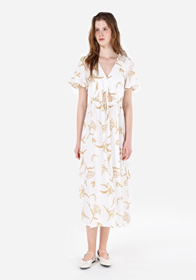 Image de Robe Ecru Regular Fit Femme