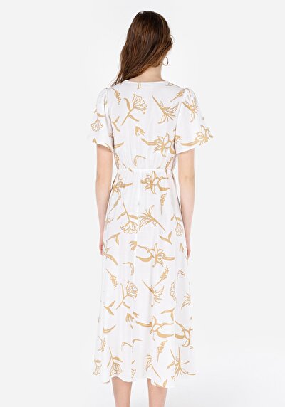 Image de Robe Ecru Regular Fit    Femme
