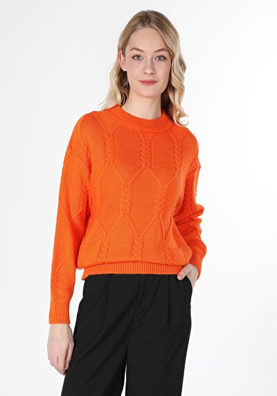 Image de Pull Orange Regular Fit   Femme
