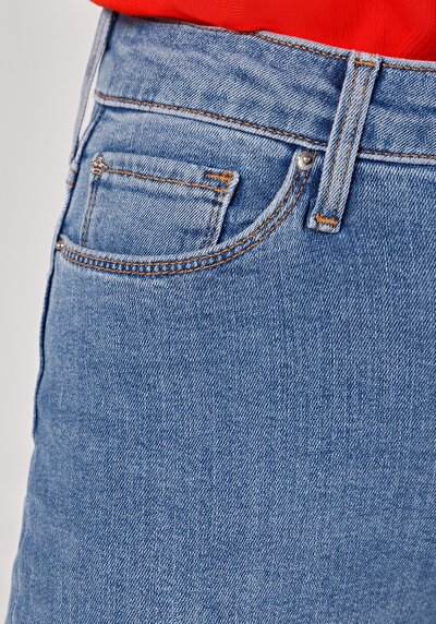 Image de 703 Carla Pantalon  Straight Leg  En  Slim Fit Femme