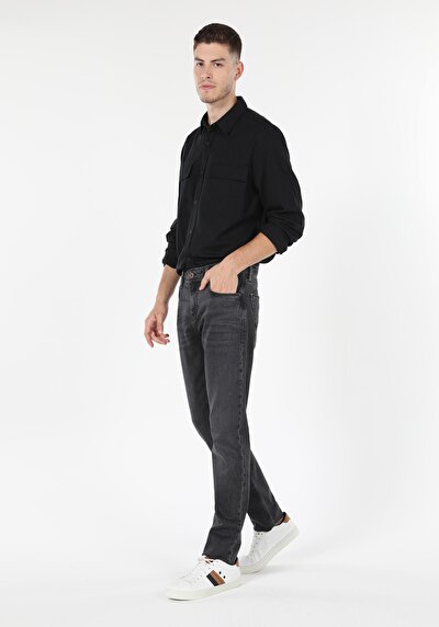Image de Chemise À Manches Longues Noir Homme
