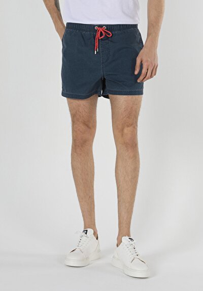Image de Short De Bain Bleu Slim Fit  Homme