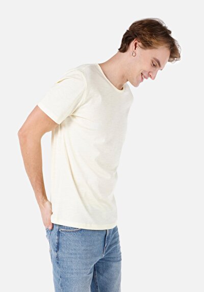 Image de T-shirt À Manches Courtes Jaune Regular Fit  Homme