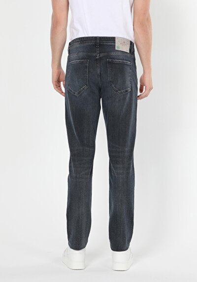 Image de 041 Danny Pantalon Bleu Foncé Slim Leg  En  Slim Fit Homme