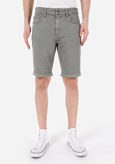 Image de Short Vert Regular Fit Homme
