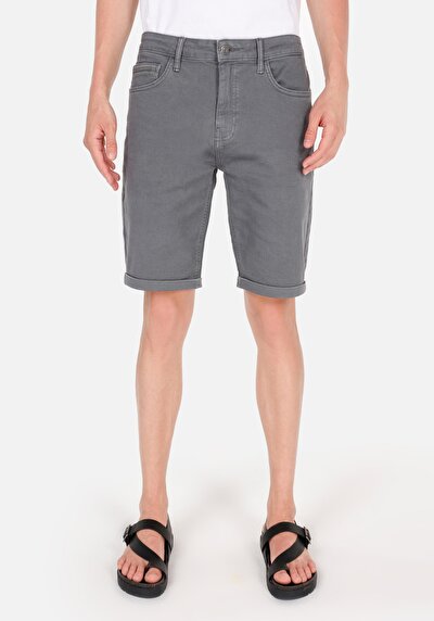 Afficher les détails de Short Gris Regular Fit Homme