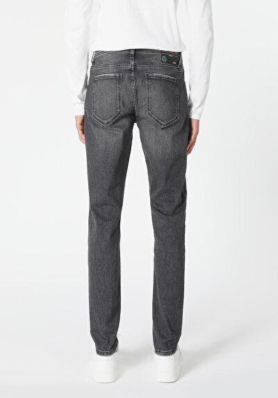 Image de 041 Danny Pantalon Noir Slim Leg En Slim Fit Homme