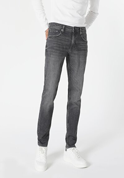 Image de 041 Danny Pantalon Noir Slim Leg  En  Slim Fit Homme