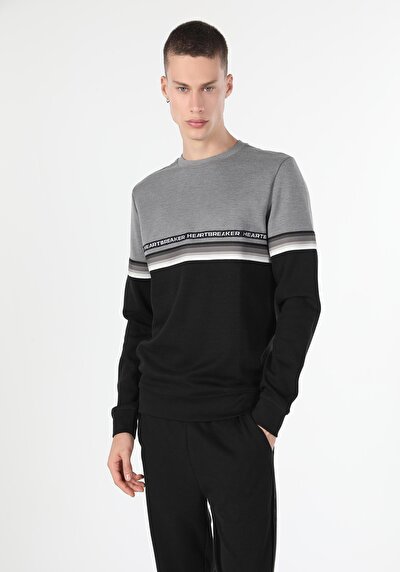 Afficher les détails de Pull-over Noir Slim Fit  Homme