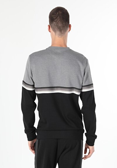 Afficher les détails de Pull-over Noir Slim Fit  Homme