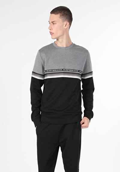 Afficher les détails de Pull-over Noir Slim Fit  Homme
