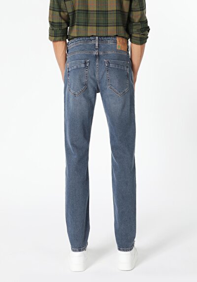 Image de 044 Karl Pantalon Bleu Foncé Straight Leg  En  Straight Fit Homme