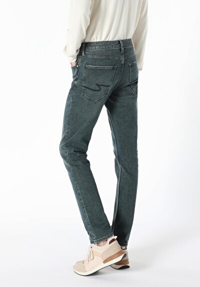 Image de 044 Karl Pantalon Vert Straight Leg  En  Straight Fit Homme
