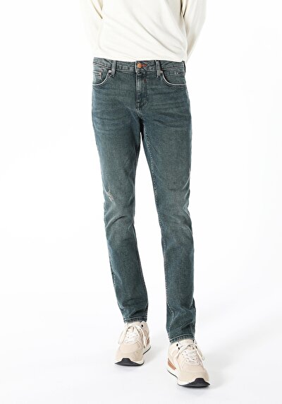 Image de 044 Karl Pantalon Vert Straight Leg  En  Straight Fit Homme