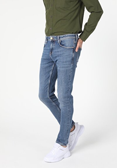 Image de 044 Karl Pantalon Denim Straight Leg  En  Straight Fit Homme