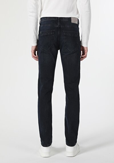 Image de 044 Karl Pantalon Marine Straight Leg En Straight Fit Homme