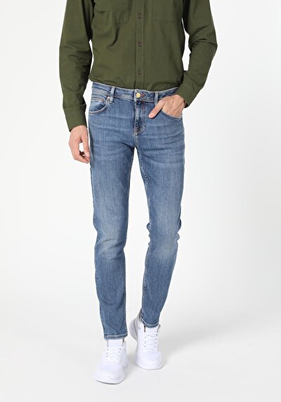 Image de 044 Karl Pantalon Denim Straight Leg  En  Straight Fit Homme