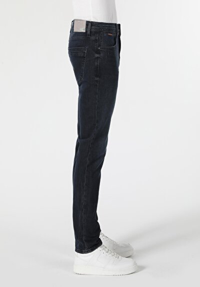 Image de 044 Karl Pantalon Marine Straight Leg En Straight Fit Homme