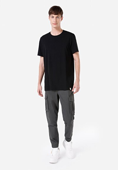 Image de T-shirt À Manches Courtes Noir Regular Fit Homme