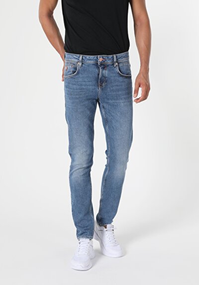 Image de 044 Karl Pantalon Denim Straight Leg  En  Straight Fit Homme