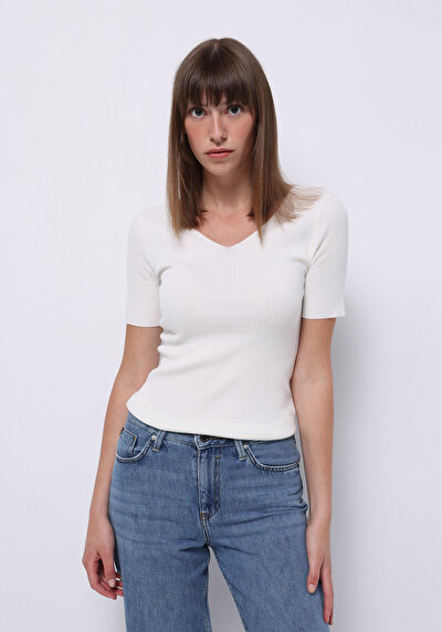 Image de Chemise À Manches Longues Blanc Regular Fit Plaid Uni Femme